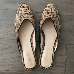 Leopard print slides